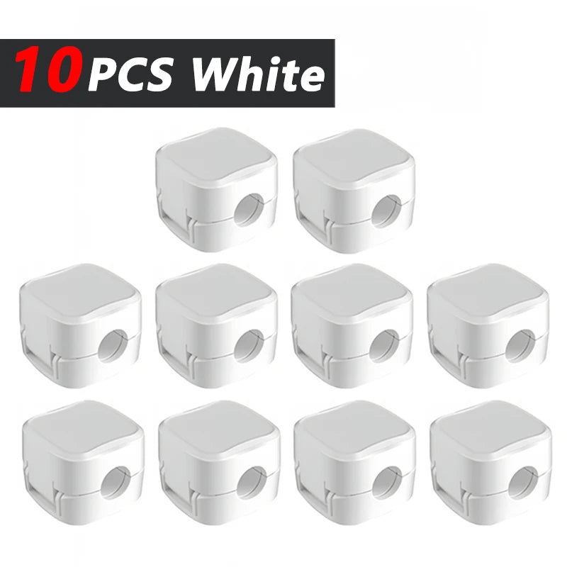 Magnetisk kabelhållare - Slipp trassel hemma, på kontoret & i bilen