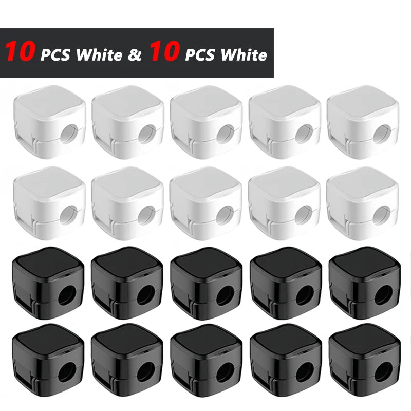 Magnetisk kabelhållare - Slipp trassel hemma, på kontoret & i bilen