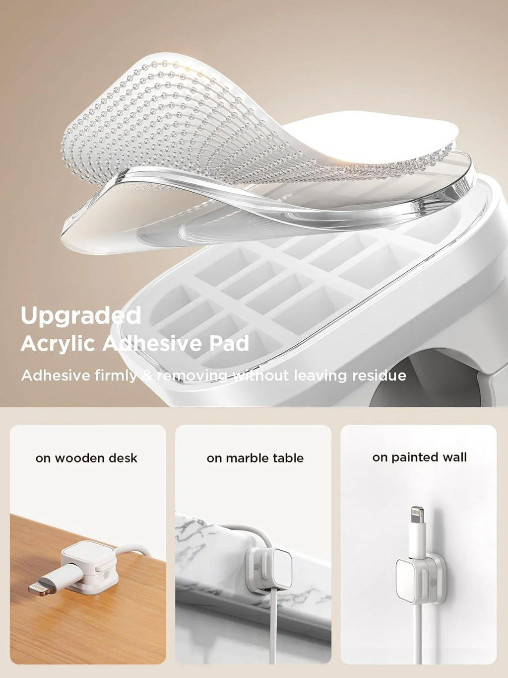 Magnetisk kabelhållare - Slipp trassel hemma, på kontoret & i bilen