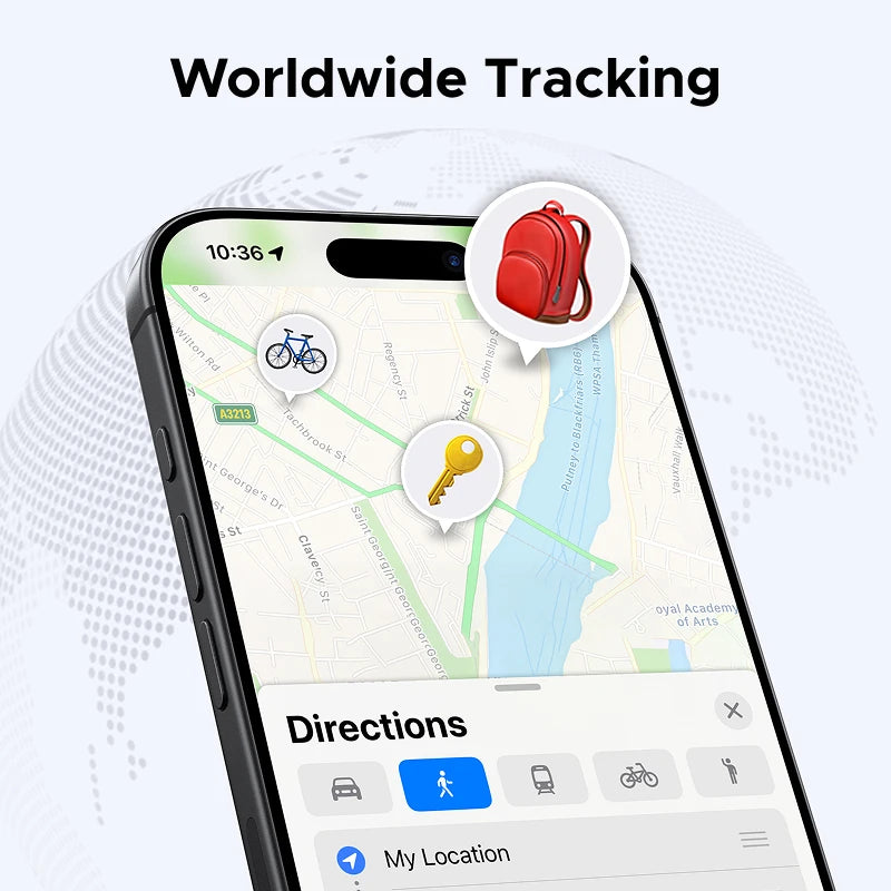 Bluetooth-tracker för iPhone - Kompatibel med Apple Find My (iOS)